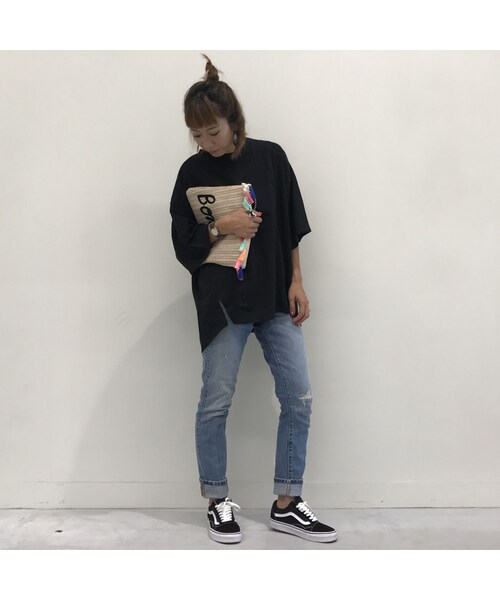 copine（コピン）の「★大好評再入荷★ヘムシルエットBIGスウェットTシャツ/チュニック（4color）【クリックポスト対象商品】（Tシャツ/カットソー・レディース・その他）」の15枚目の写真