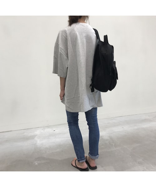 copine（コピン）の「★大好評再入荷★ヘムシルエットBIGスウェットTシャツ/チュニック（4color）【クリックポスト対象商品】（Tシャツ/カットソー・レディース・その他）」の9枚目の写真