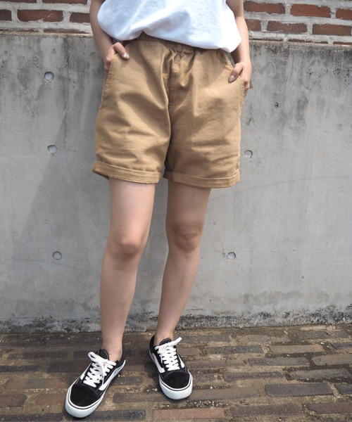 LAULEN（ローレン）の「EASY SHORT PT（その他パンツ・レディース・カーキ/ブラック/ベージュ・フリー）」の3枚目の写真