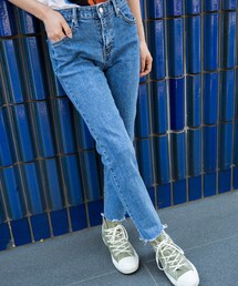 LAULEN | SLIM STRAIGHT DENlM(デニムパンツ)