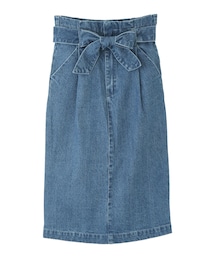 GRL | ウエストリボンデニムタイトスカート(デニムスカート)