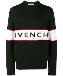 GIVENCHY | Givenchy - インターシャロゴ セーター - men - ウール - L(ニット/セーター)