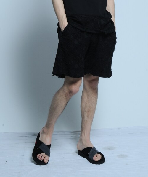 VIRGOwearworks(ヴァルゴウェアワークス)の「CELLULAR ONE SHORTS{MOLAR}ダメージショートパンツ(パンツ・メンズ・WHITE/NAVY/BLACK・2/3/4)」の3枚目の写真