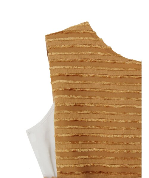 ELENDEEK（エレンディーク）の「RUSTIC MIX BLOUSE（トップス・レディース・ホワイト/アイボリー/キャメル・F）」の11枚目の写真