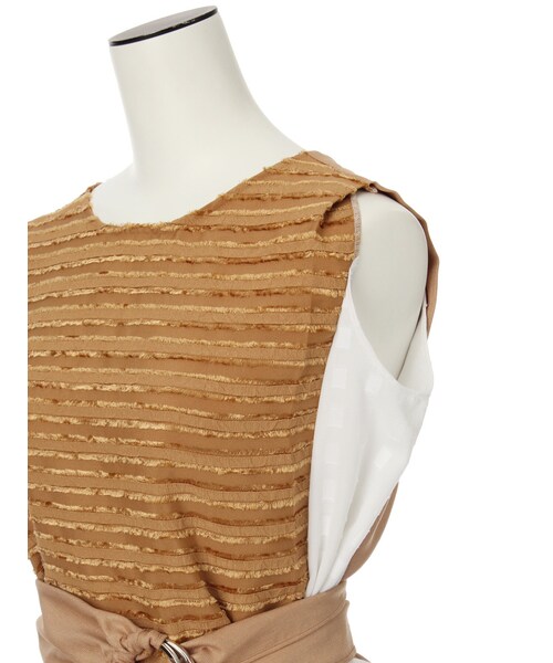 ELENDEEK（エレンディーク）の「RUSTIC MIX BLOUSE（トップス・レディース・ホワイト/アイボリー/キャメル・F）」の19枚目の写真