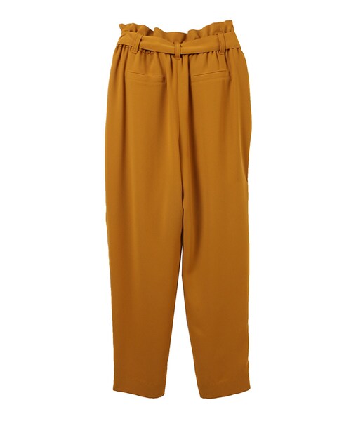 31 Sons de mode（トランテアン　ソン　ドゥ　モード）の「ウエストリボンテーパードパンツ（パンツ・レディース・モデル身長:163cm/マスタードイエロー/ピンク/ブラック・36/38）」の11枚目の写真