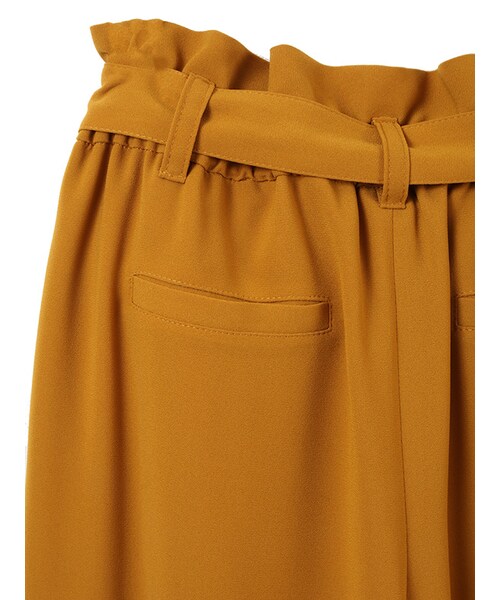 31 Sons de mode（トランテアン　ソン　ドゥ　モード）の「ウエストリボンテーパードパンツ（パンツ・レディース・モデル身長:163cm/マスタードイエロー/ピンク/ブラック・36/38）」の10枚目の写真