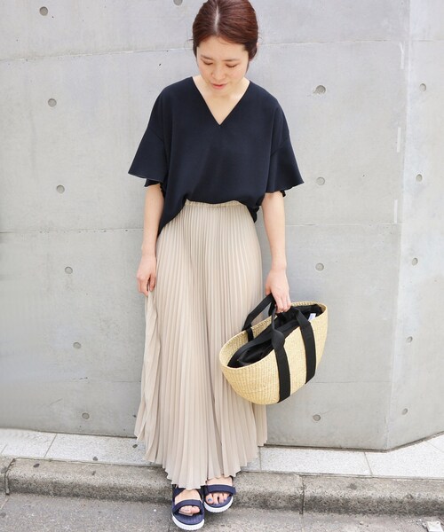 IENA ACE フレアースリーブブラウス ピンク IENA（イエナ）の「ACE フレアースリーブブラウス◇（）」 - WEAR