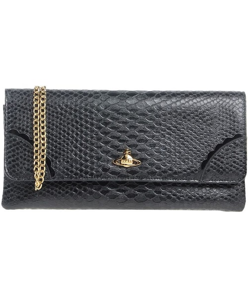 ビビアンウエストウッド ブラック スエード クラッチバッグ　　アンテーク Vivienne Westwood（ヴィヴィアンウエストウッド） 【価格見直しました