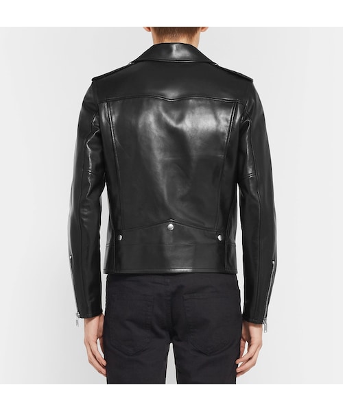 Saint Laurent（サンローラン）の「Saint Laurent Leather Biker Jacket（ライダースジャケット・メンズ・Black・IT46/IT48/IT50/IT52/IT54）」の5枚目の写真