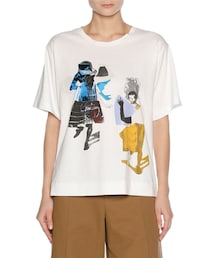MARNI マルニ Tシャツ・カットソー アイボリー 2108425E0053 楽天市場】MARNI（サイズ（S/M/L）LL）（Tシャツ・カットソー