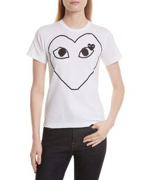 COMME des GARCONS | Women's Comme Des Garcons Play Outline Heart Tee(Tシャツ/カットソー)