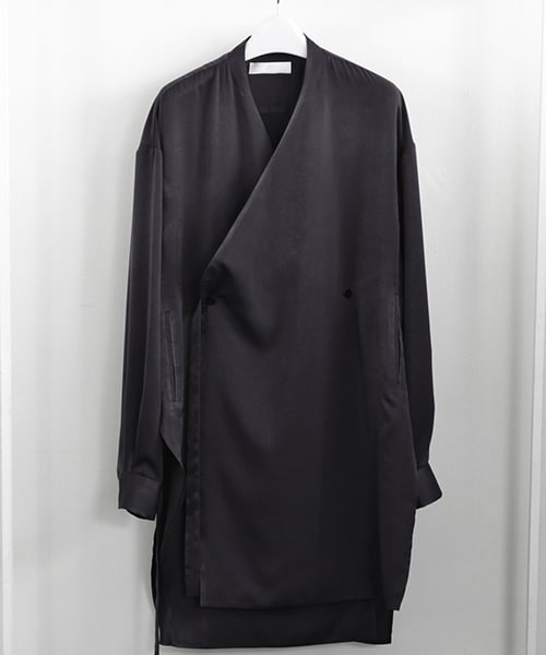 エトセンス  サテン作務 ETHOSENS（エトセンス）の「【7/26入荷予定】サテン作務衣（）」 - WEAR