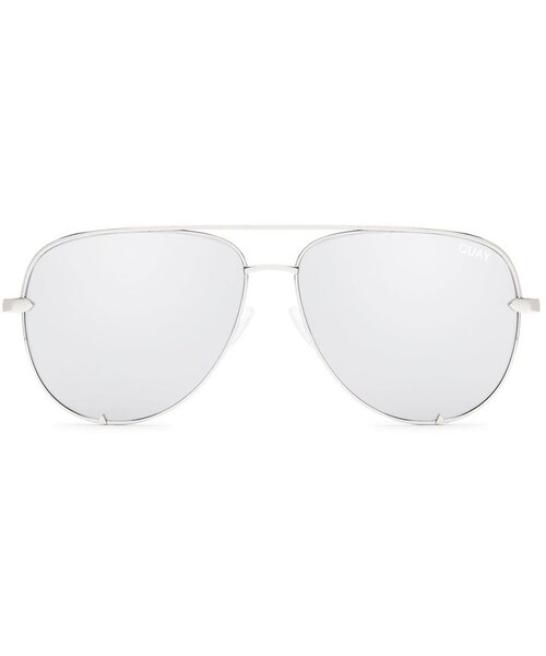 quay（キー）の「Quay australia **high key sunglasses（サングラス・レディース・Silver・ONE）」の2枚目の写真