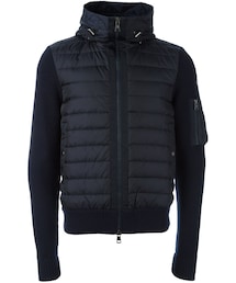 MONCLER | Moncler - Maglione フード付きパーカー - men - ダウンフェザー/アクリル/ポリアミド/ウール - M(ダウンジャケット/コート)