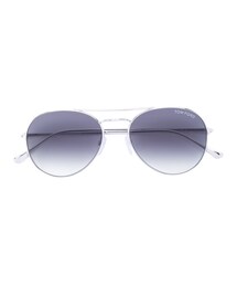 TOM FORD EYEWEAR | Tom Ford Eyewear - アビエーターサングラス - unisex - metal - 55(サングラス)
