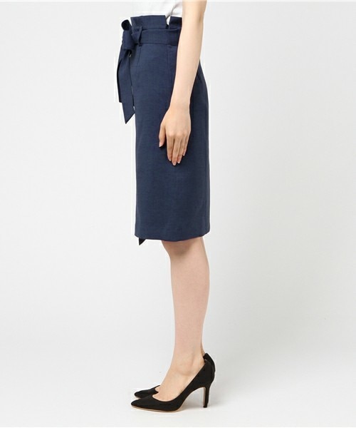 Cheek（チーク）の「共リボンアシメスカート（スカート・レディース・ベージュ/ネイビー/レンガ・SMALL/MEDIUM）」の5枚目の写真