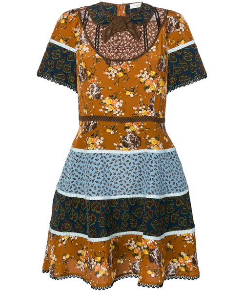 Coach コーチ の Coach ミックスフローラル柄 ワンピース Women ナイロン ポリエステル キュプロ 2 ワンピース Wear