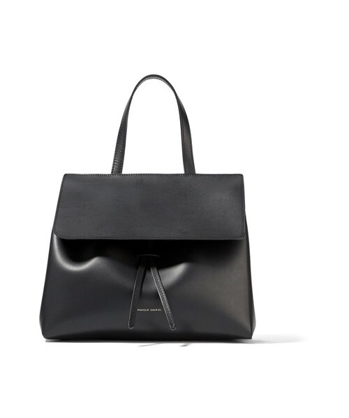 MANSUR GAVRIEL（マンサーガブリエル）の「Mansur Gavriel - Lady Mini Leather Tote - Black（トートバッグ・レディース・Black・one size）」の2枚目の写真