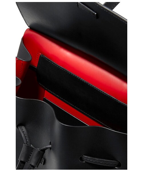 MANSUR GAVRIEL（マンサーガブリエル）の「Mansur Gavriel - Lady Mini Leather Tote - Black（トートバッグ・レディース・Black・one size）」の4枚目の写真