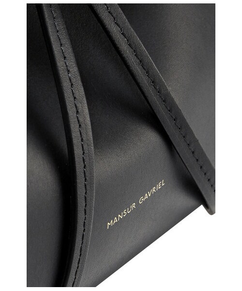 MANSUR GAVRIEL（マンサーガブリエル）の「Mansur Gavriel - Lady Mini Leather Tote - Black（トートバッグ・レディース・Black・one size）」の6枚目の写真