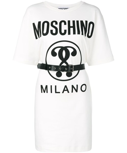 モスキーノ Moschino ワンピース Ｔシャツワンピ 半袖 レディース
