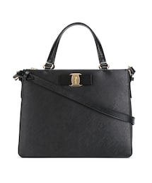 FERRAGAMO | Salvatore Ferragamo - Tracy トート - women - コットン/カーフレザー/レーヨン - ワンサイズ(トートバッグ)