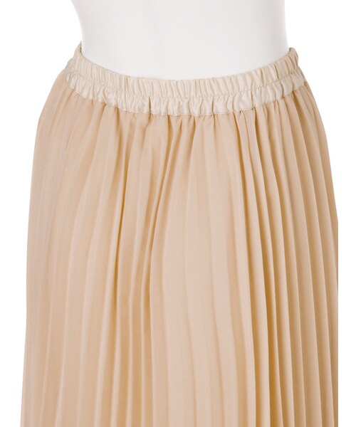 LAGUNAMOON(ラグナムーン)の「シアープリーツマキシスカート(スカート・レディース・ホワイト/ブラック/ベージュ・S/M)」の8枚目の写真