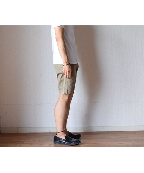 FOB FACTORY(エフオービーファクトリー)の「【2017春夏新作】F.O.B FACTORY FUSION SHORTS KHAKI エフオービーファクトリー フュージョンショーツ カーキ(その他パンツ・メンズ・その他)」の3枚目の写真