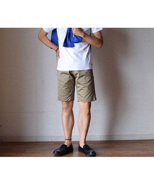 FOB FACTORY(エフオービーファクトリー)の「【2017春夏新作】F.O.B FACTORY FUSION SHORTS KHAKI エフオービーファクトリー フュージョンショーツ カーキ(その他パンツ・メンズ・その他)」の1枚目の写真
