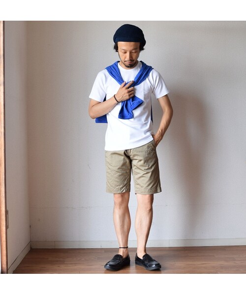 FOB FACTORY(エフオービーファクトリー)の「【2017春夏新作】F.O.B FACTORY FUSION SHORTS KHAKI エフオービーファクトリー フュージョンショーツ カーキ(その他パンツ・メンズ・その他)」の4枚目の写真