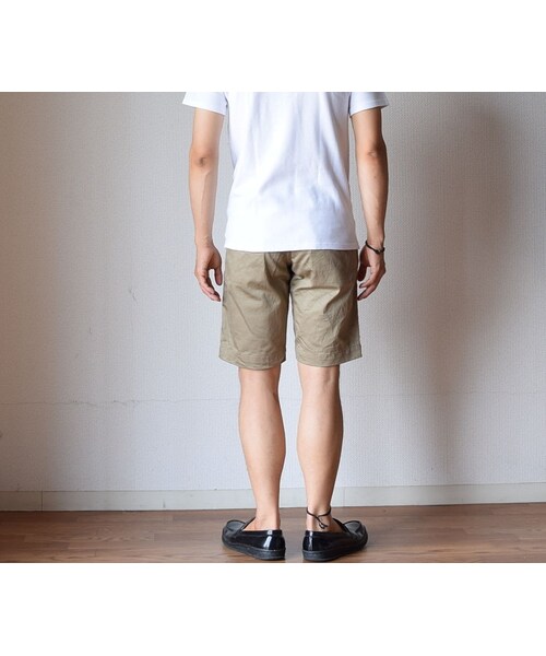 FOB FACTORY(エフオービーファクトリー)の「【2017春夏新作】F.O.B FACTORY FUSION SHORTS KHAKI エフオービーファクトリー フュージョンショーツ カーキ(その他パンツ・メンズ・その他)」の2枚目の写真