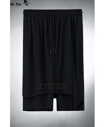 ByTheR | 変形フラップレイヤードワイドパンツ(その他パンツ)