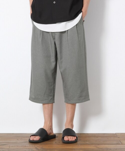 RAGEBLUE(レイジブルー)の「<大人気アイテム>ガウチョパンツ2(パンツ・ブラック/グレー)」の2枚目の写真