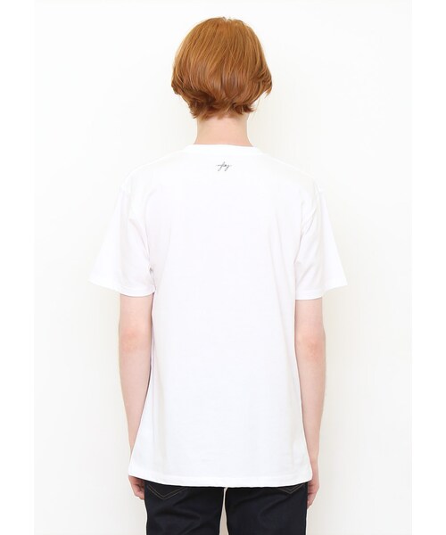 Design Tshirts Store graniph（デザイン　ティーシャツ　ストア　グラニフ）の「バイク (キース ネグレー)（トップス・ホワイト・SS/S/M/L）」の8枚目の写真
