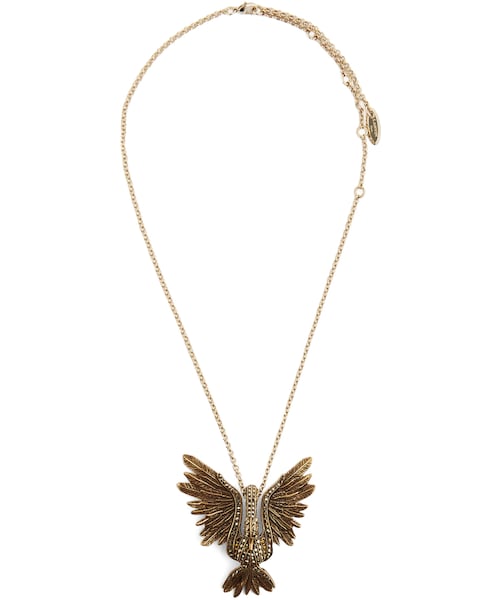 LANVIN（ランバン）の「LANVIN Crystal-embellished swan necklace