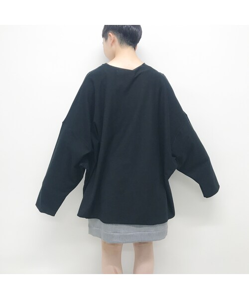 BALMUNG（バルムング）の「BALMUNG / プリントビッグT / 長袖 / 黒