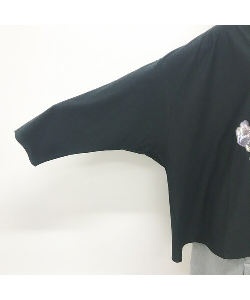 BALMUNG（バルムング）の「BALMUNG / プリントビッグT / 長袖 / 黒