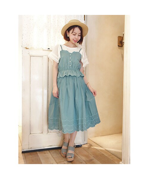 F i.n.t（フィント）の「シェル風コットンキャミ/F i.n.t（キャミソール・レディース・その他）」の4枚目の写真