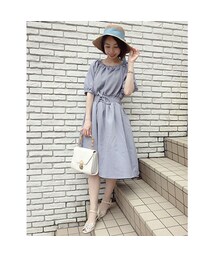 F i.n.t | 袖カットワークオフショルワンピース/F&A(ワンピース)