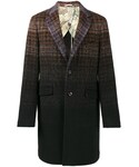 Kazu_Tae_7_11 ⭐️エトロ　チェスターコート　バイカラー　ウール ETRO（エトロ）の「Etro - グラデーション コート - men - コットン