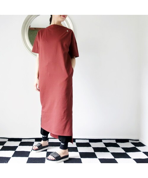 L'Ancre（アンカー）の「L'Ancre (アンカー）ドレスTドレス（ワンピース・レディース・ブラック/ブラウン・38(M)）」の2枚目の写真