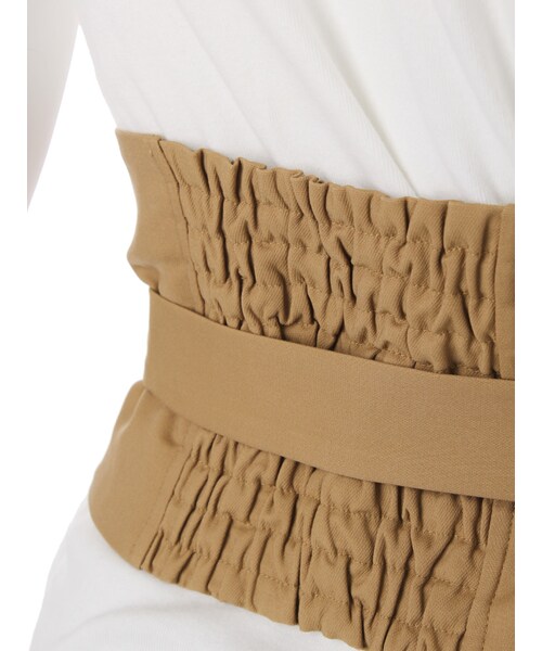 Ungrid（アングリッド）の「2wayベルトビスチェ（トップス・レディース・ブラック/キャメル・F）」の13枚目の写真