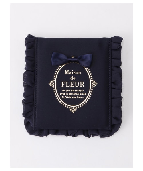 maison de R メゾンドアール フラフィブルゾン ネイビー MAISON de R