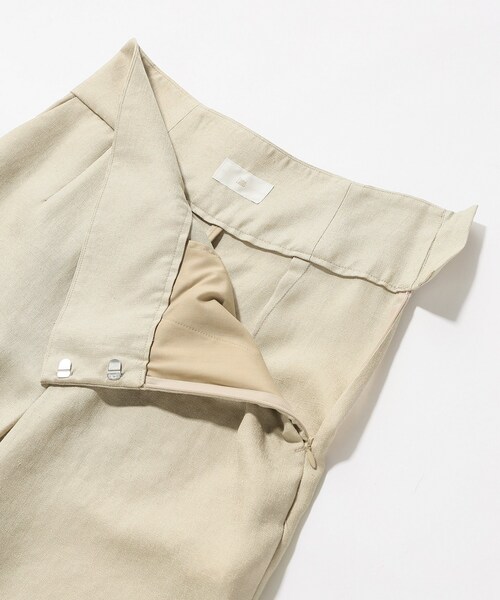 FRAMeWORK（フレームワーク）の「リネンライク ワイドパンツ（パンツ・ベージュ A/36/在庫あり/38/残り2点）」の9枚目の写真