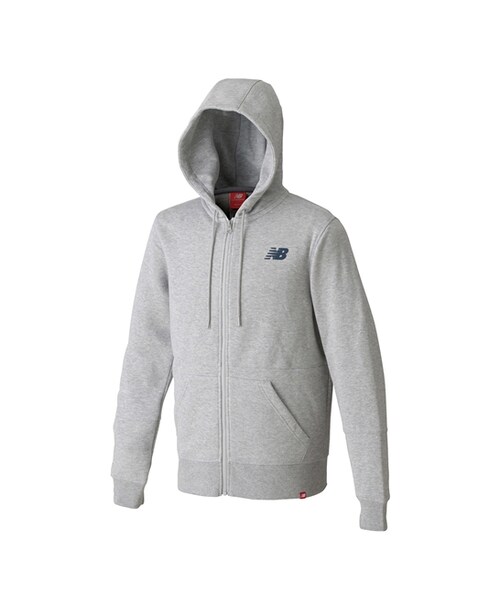 NEW BALANCE(ニューバランス)の「エッセンシャルフロントジップフーディ(メンズ > アパレル > ライフスタイル・メンズ・AG アスレチックグレー・S/XL/M/L)」の1枚目の写真