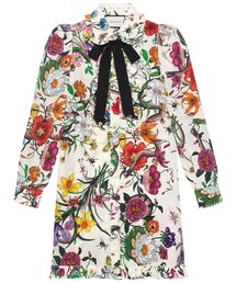 【ゴージャスマチコ 】GUCCI フラワーブラウスワンピース42 20170708124835900_215.jpg