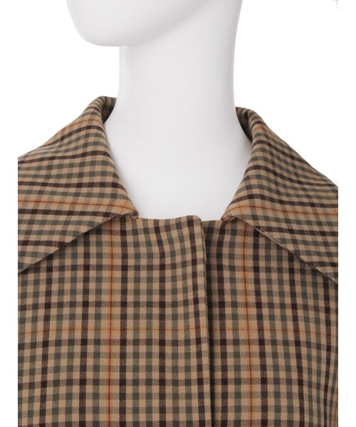 MURUA（ムルーア）の「【2017年秋冬新作】ステンカラーロングコート（ジャケット/アウター・レディース・ブラック/ブラウン/ミックス・F）」の9枚目の写真