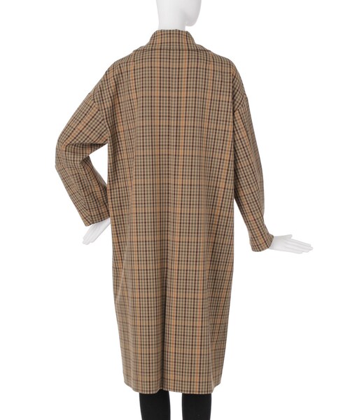 MURUA（ムルーア）の「【2017年秋冬新作】ステンカラーロングコート（ジャケット/アウター・レディース・ブラック/ブラウン/ミックス・F）」の8枚目の写真