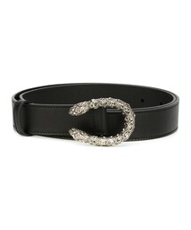 GUCCI | Gucci - スワロフスキークリスタルバックル ベルト - women - レザー - 90(ベルト)